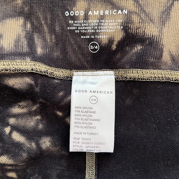 Good American Tie Dye Seamless High Waist Leggings Size 3/4 - Picture 7 of 7